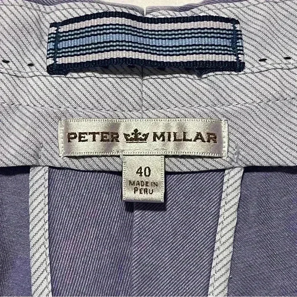 Peter Millar Crown Crafted Men's 40 Pants Purple MS15B84 Concord Garment Dyed